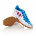 Zapatilla Jr. F10 IN Blanca-Celeste-Rosa ADIDAS. Todas las tallas.